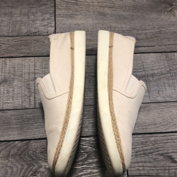 Vionic canvas oatmeal Sunny Rae Twin Gore slip on casual sneakers with braid - Picture 4 of 8